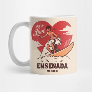 Vintage Surfing You'll Love Ensenada, Mexico // Retro Surfer's Paradise Mug